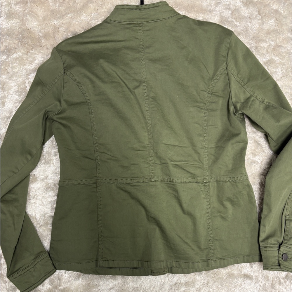 Baccini Functional Utility Military Martini Green Jacket-Cottonblend - Picture 4 of 5